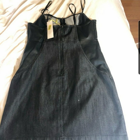 NWT BCBGeneration Strapless Denim Dress Sz M - Picture 5 of 7